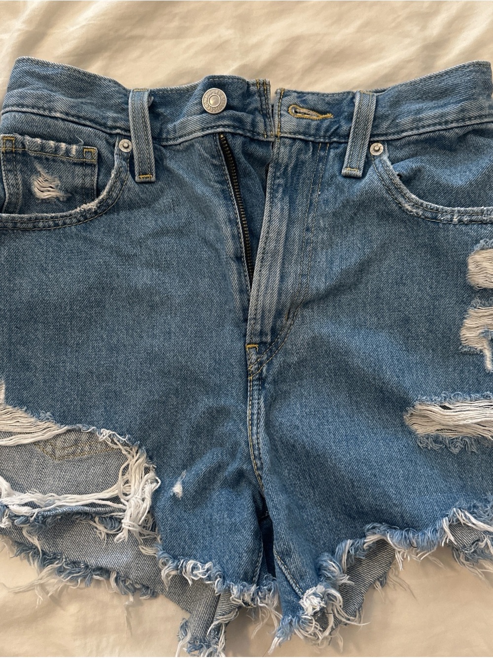 Levi’s high waisted mom shorts